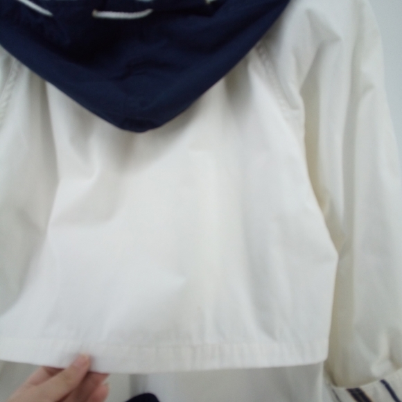 Nautical White and Navy Women's Jacket - Picture 6 of 14